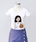 Maglietta T-Shirt I love basket