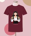 T-shirt Mia - Oliena - Burgundy