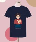 T-shirt Mia - Grazia - Blu Navy