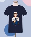 T-shirt Mia - Moon River - Blu Navy