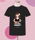 T-shirt Mia - Eloisa Ukulele - Nera