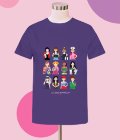 T-shirt Mia - Sognatrici Unite - Viola