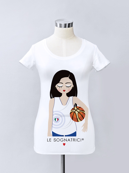 Maglietta T-Shirt I love basket