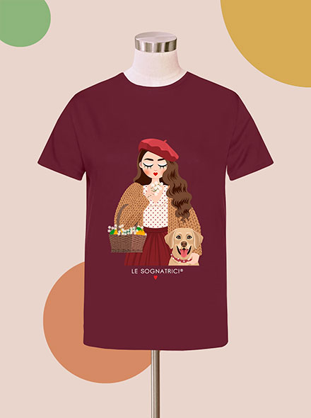 T-shirt Mia - Anita - Burgundy