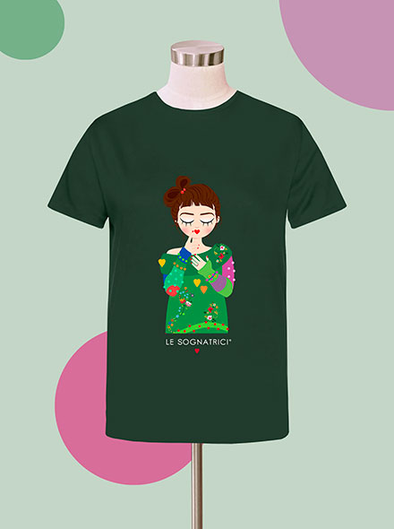 T-shirt Mia - Dub - Verde Scuro