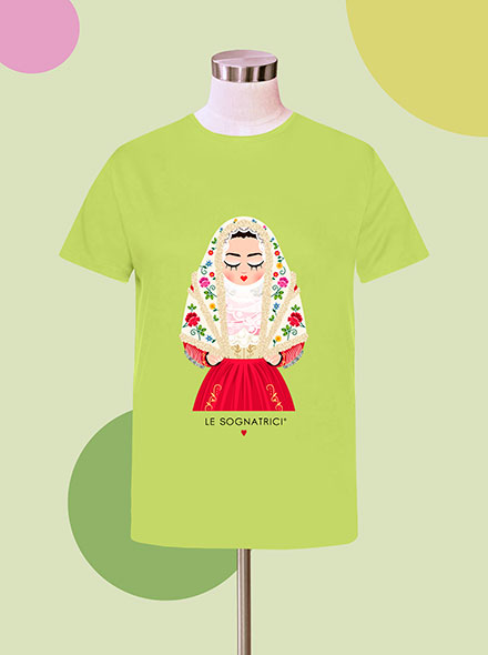 T-shirt Mia - Osilo -Lime