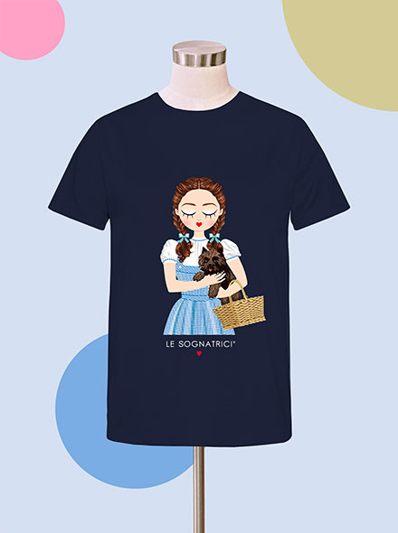 T-shirt Mia - Dorothy - Blu