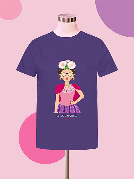 T-shirt Mia - Frida Azul - Viola