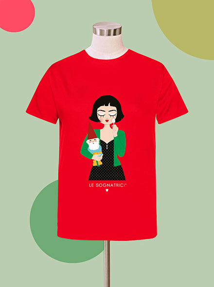 T-shirt Mia - Amelie - Rosso